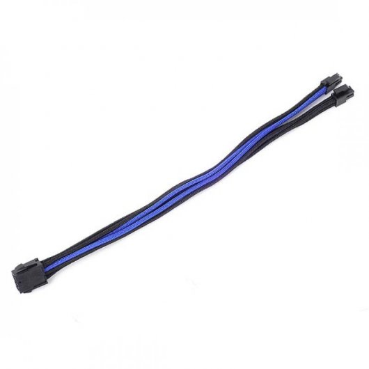 SilverStone PP07-EPS8BA Cable Extensor de Alimentación EPS 8 Pin a EPS/ATX 4+4 Pin 30cm Negro/Azul