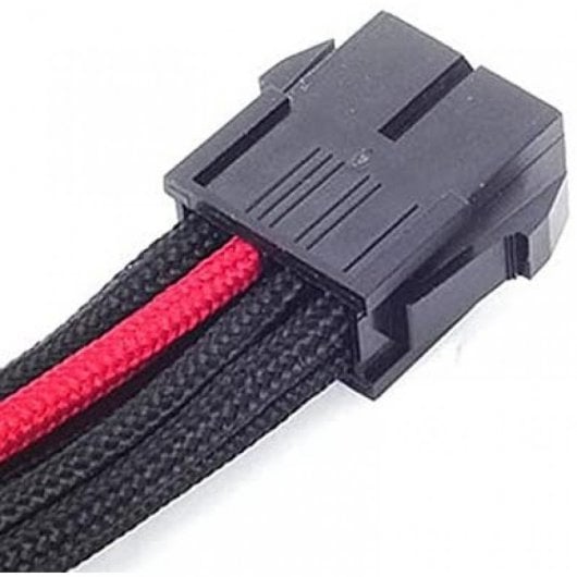 SilverStone PP07-EPS8BR Cable Extensor de Alimentación EPS 8 Pin a EPS/ATX 4+4 Pin 30cm Negro/Rojo