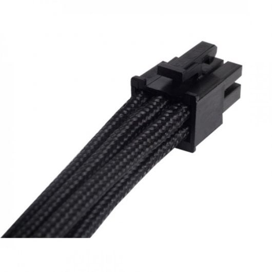 SilverStone PP07-IDE6B Cable Extensor de Alimentación 6 Pin a PCI-E 6 Pin Macho/Hembra 25cm Negro