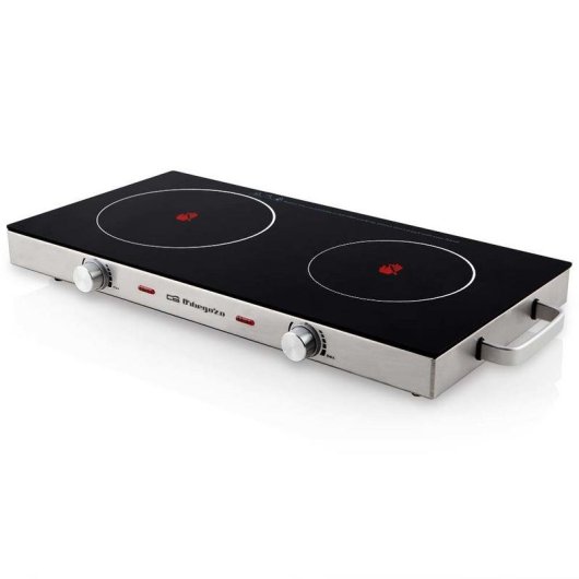 Plaque Vitrocéramique Portable Orbegozo PCE 6000 2 Zones 2800W