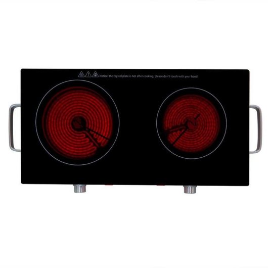 Plaque Vitrocéramique Portable Orbegozo PCE 6000 2 Zones 2800W