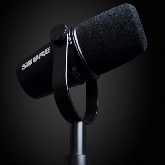 Microfono dinamico per podcast Shure MV7 XLR/USB nero