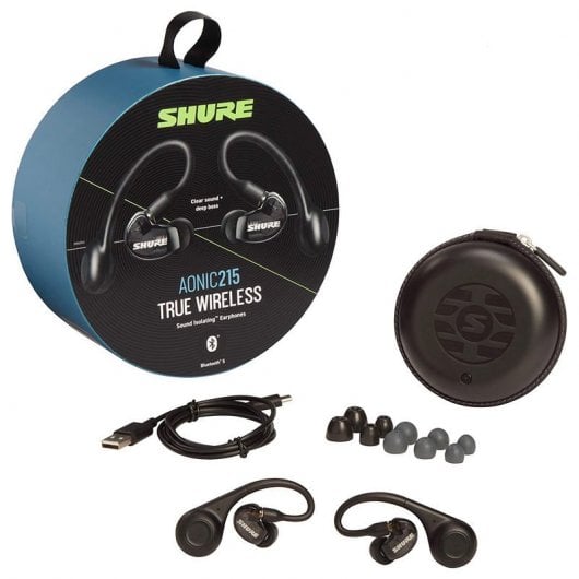 Shure AONIC 215 True Wireless Auriculares Bluetooth Negros