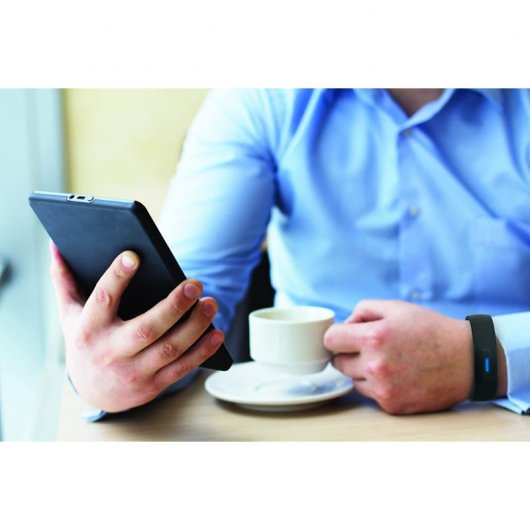 Oregon Scientific Smart Dynamo PE-128 Pulsera de Actividad Negra