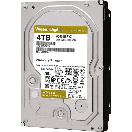 WD Gold 3,5 Zoll, 4 TB, SATA3