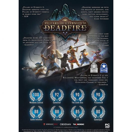 Pillars of Eternity II: Deadfire Ultimate Edition PS4