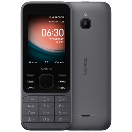 Nokia 6300 4G 4GB Gris Carbón Libre