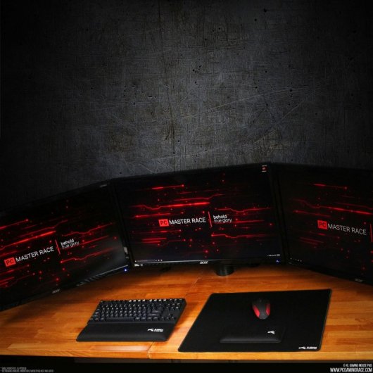Glorius Alfombrilla Gaming Negra