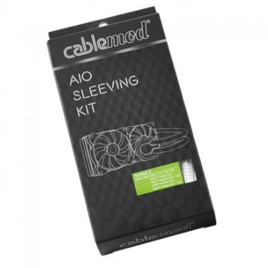CableMod AIO Kit de Fundas Tubo de Refrigeración Blancas para EVGA CLC/EVGA GPU Hybrid/NZXT Kraken