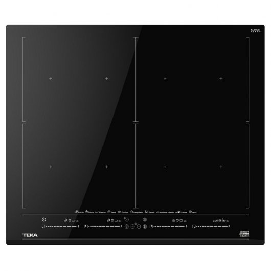 Teka IZF 68710 MST Placa de Inducción DirectSense Full Flex 4 Zonas Cristal Negro