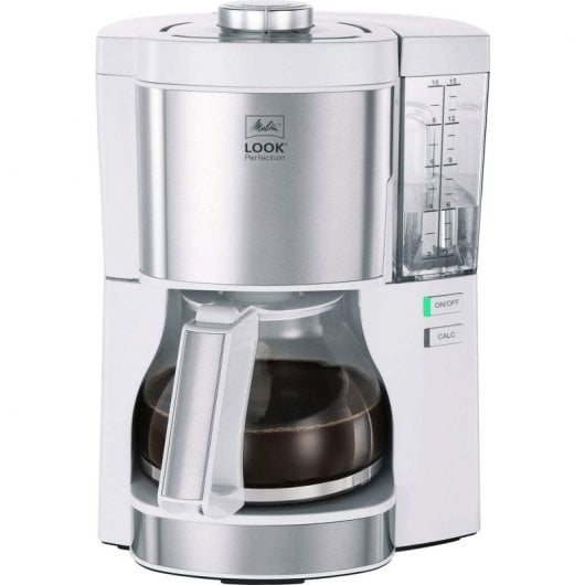 Melitta Look V Perfection Filterkaffeemaschine, 1,25 l, 1080 W, Weiß