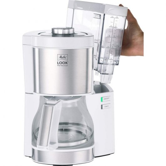 Melitta Look V Perfection Filterkaffeemaschine, 1,25 l, 1080 W, Weiß