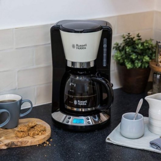 Russel Hobbs Colours Plus+ Classic Cream Cafetera de Goteo 1.25L 1100W