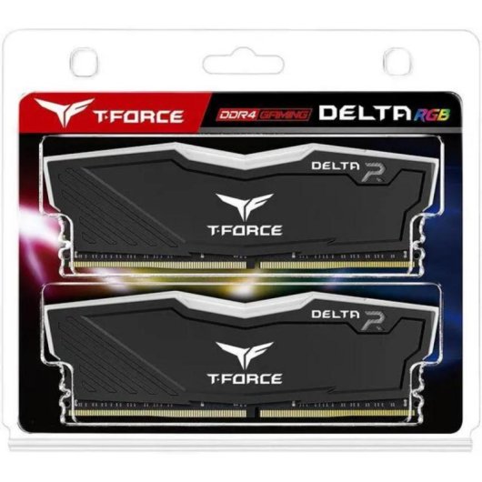 Mémoire RAM Team Group Delta RGB 16Go 2x8Go DDR4 3200MHz CL16 RGB Noir