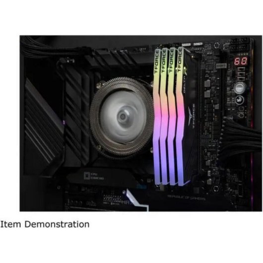 Mémoire RAM Team Group Delta RGB 16Go 2x8Go DDR4 3200MHz CL16 RGB Noir