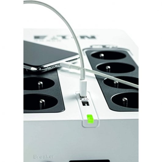 Eaton 3S Gen2 SAI 850VA 8 x Schucko + 2 x USB