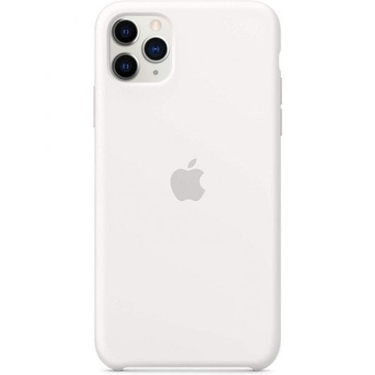 Apple Funda de Silicona Blanca para iPhone 11 Pro Max