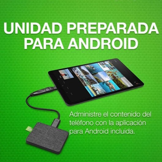 Seagate Ultra Touch 2.5" SSD 500GB USB-C Negro