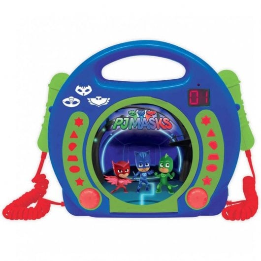 Lexibook PJ Masks Reproductor CD con 2 Micrófonos