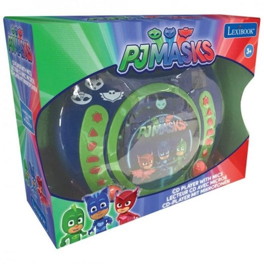 Lexibook PJ Masks Reproductor CD con 2 Micrófonos