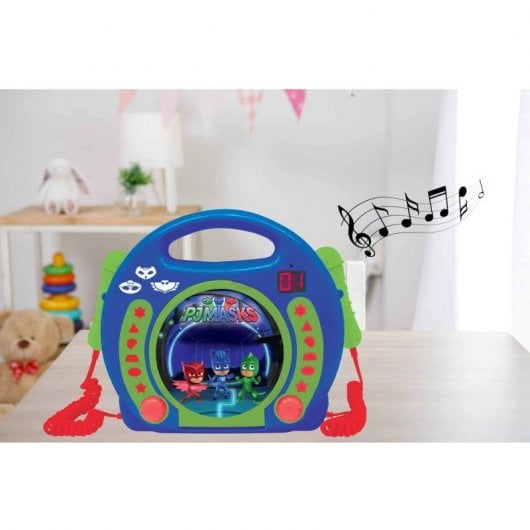 Lexibook PJ Masks Reproductor CD con 2 Micrófonos