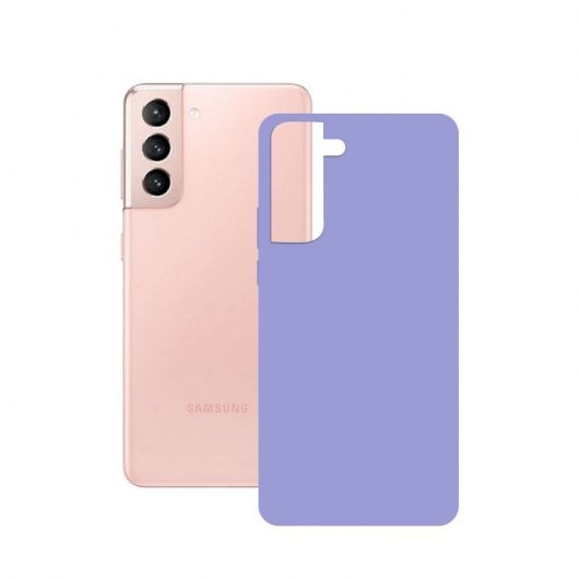 Ksix Silk Capa para Samsung Galaxy S21 5G Lavanda