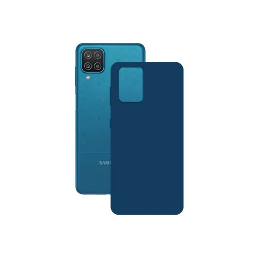Custodia Ksix Silk Blu per Samsung Galaxy A12