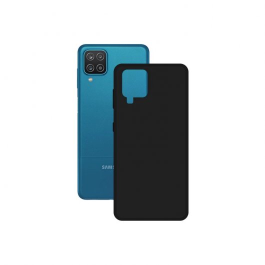 Mobile Tech Funda Silk Negra para Samsung Galaxy A12