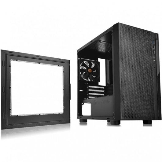 Thermaltake Versa H18 Verre Trempé USB 3.1 Noir