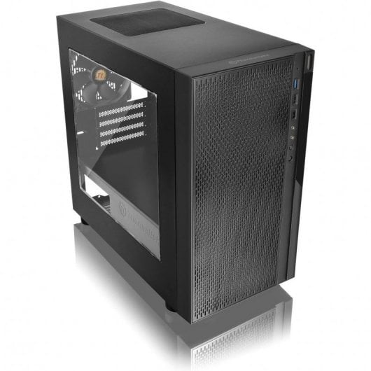 Thermaltake Versa H18 Verre Trempé USB 3.1 Noir