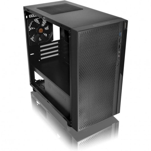 Thermaltake Versa H18 Verre Trempé USB 3.1 Noir