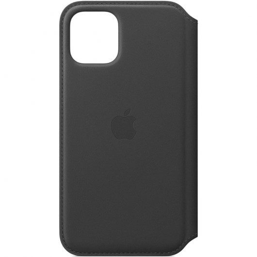 Schwarze Apple Lederhülle für iPhone 11 Pro