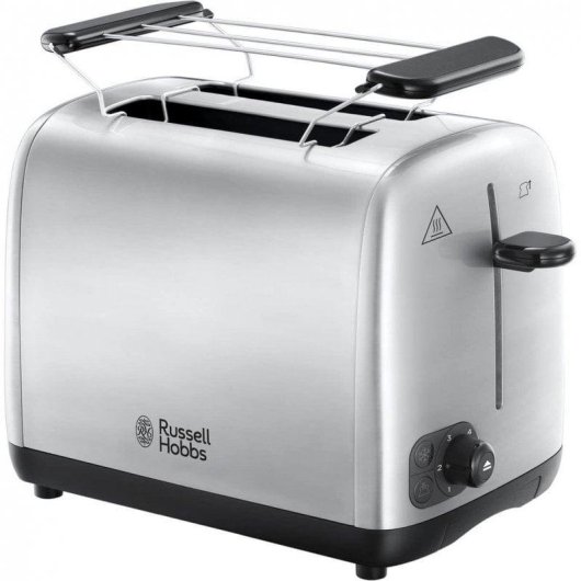 Grille-pain Russell Hobbs 24080-56 2 fentes larges 850 W Decongelation Inox