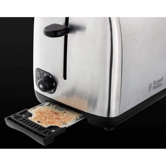 Grille-pain Russell Hobbs 24080-56 2 fentes larges 850 W Decongelation Inox