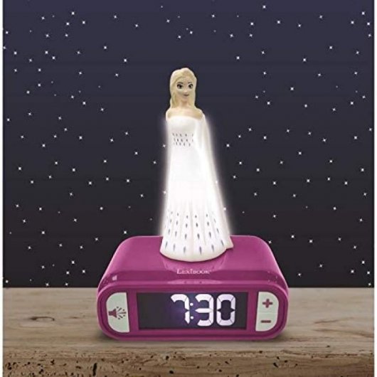 Lexibook Disney Frozen 2 Reloj Despertador con Luz
