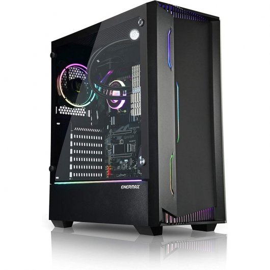 Enermax Libllusion LL30 RGB Cristal Templado USB 3.1 Negro