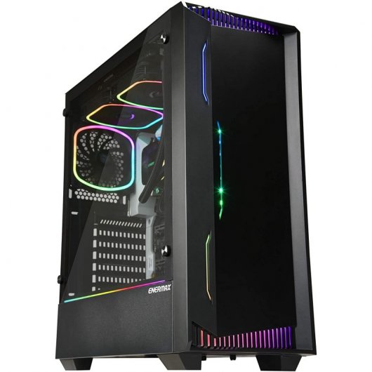 Enermax Libllusion LL30 RGB Cristal Templado USB 3.1 Negro