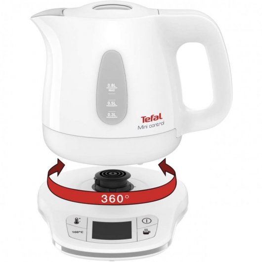 Tefal  KO621110 Hervidor de Agua 0.8L 2200W Blanco