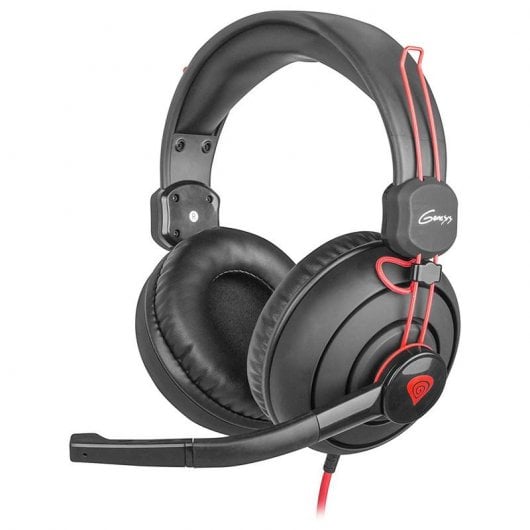 Cuffie da gioco Genesis H70 Nero/Rosso