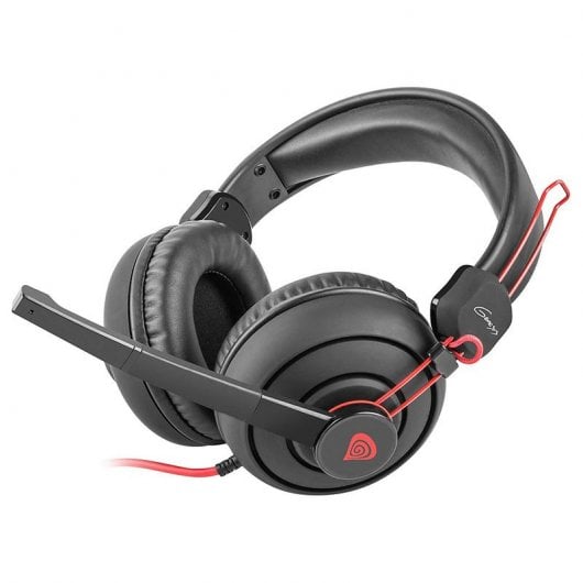 Cuffie da gioco Genesis H70 Nero/Rosso