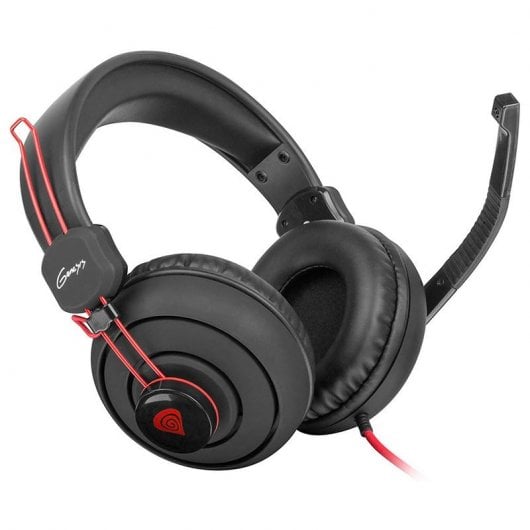 Cuffie da gioco Genesis H70 Nero/Rosso