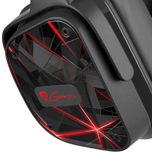 Cuffie da gioco Genesis Argon 570 Nero/Rosso