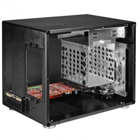 Lian Li PC-Q08B Mini-ITX USB 3.1 Negra