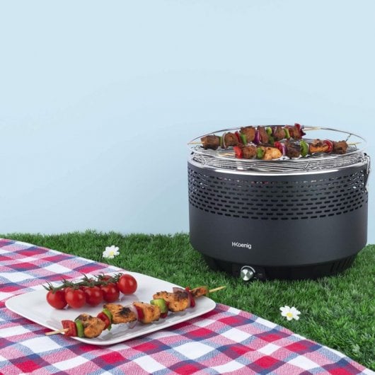HKoenig RIO440 Barbacoa de Carbón Portátil 31cm