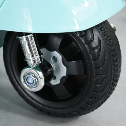 HomCom Vespa Moto Eléctrica Verde