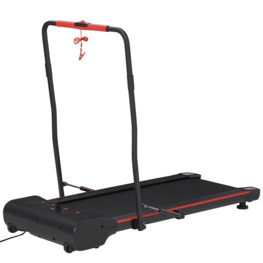 HomCom Cinta de Correr Plegable Negra/Roja