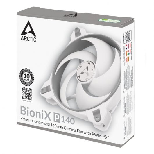 ARCTIC BioniX P140 Computergehäuse Ventilator 14 cm Grau, Weiß