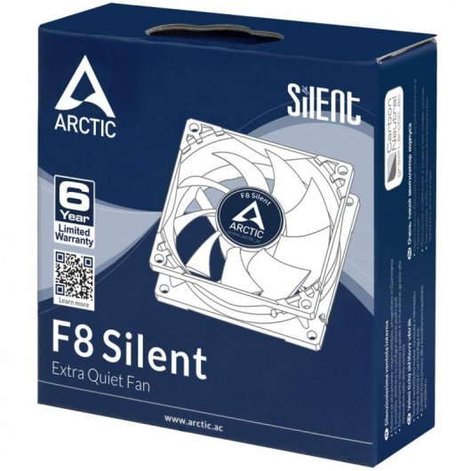 Arctic F8 Silent Ventilador 80mm