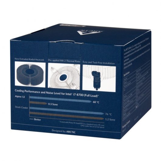 Arctic Alpine 12 Ventilador CPU 92mm