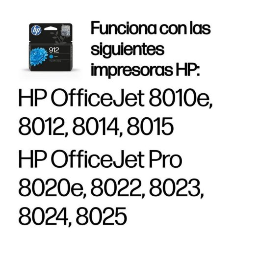 Cartouche d'encre HP 912 Original Cyan